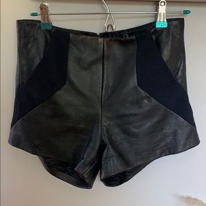 Leather Shorts
